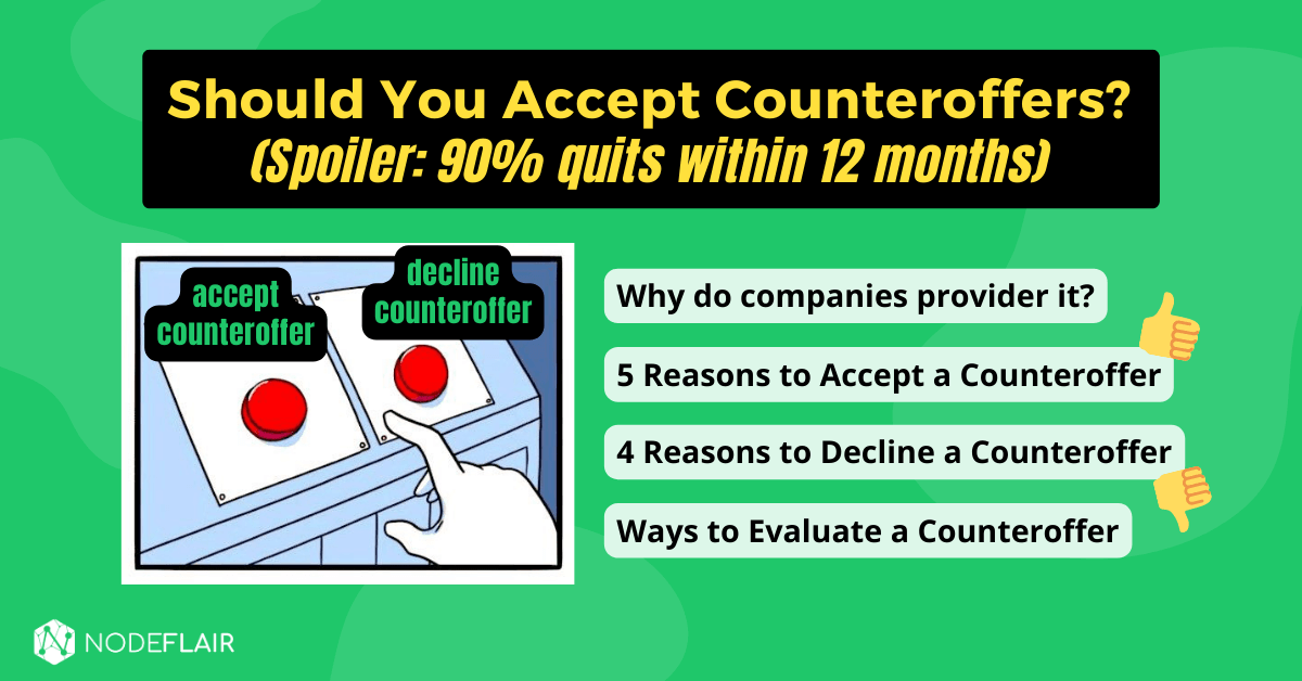 Counteroffer Dilemma When to Accept and When to Walk Away